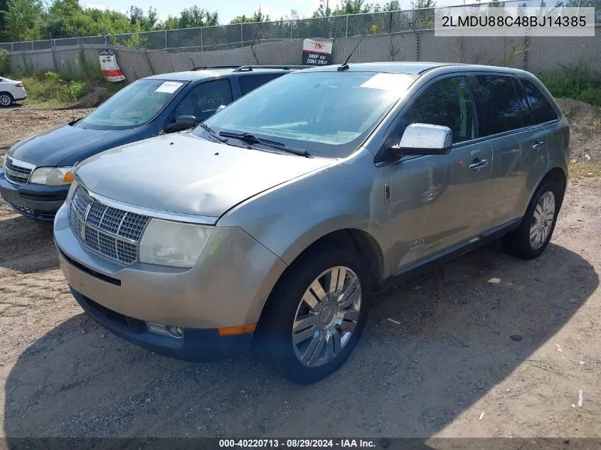 2LMDU88C48BJ14385 2008 Lincoln Mkx