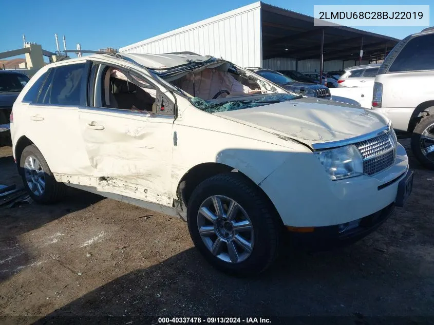 2LMDU68C28BJ22019 2008 Lincoln Mkx