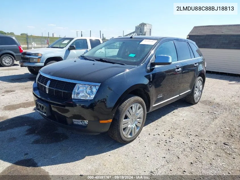 2008 Lincoln Mkx VIN: 2LMDU88C88BJ18813 Lot: 40391767