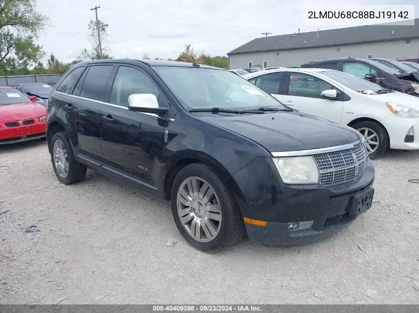 2LMDU68C88BJ19142 2008 Lincoln Mkx