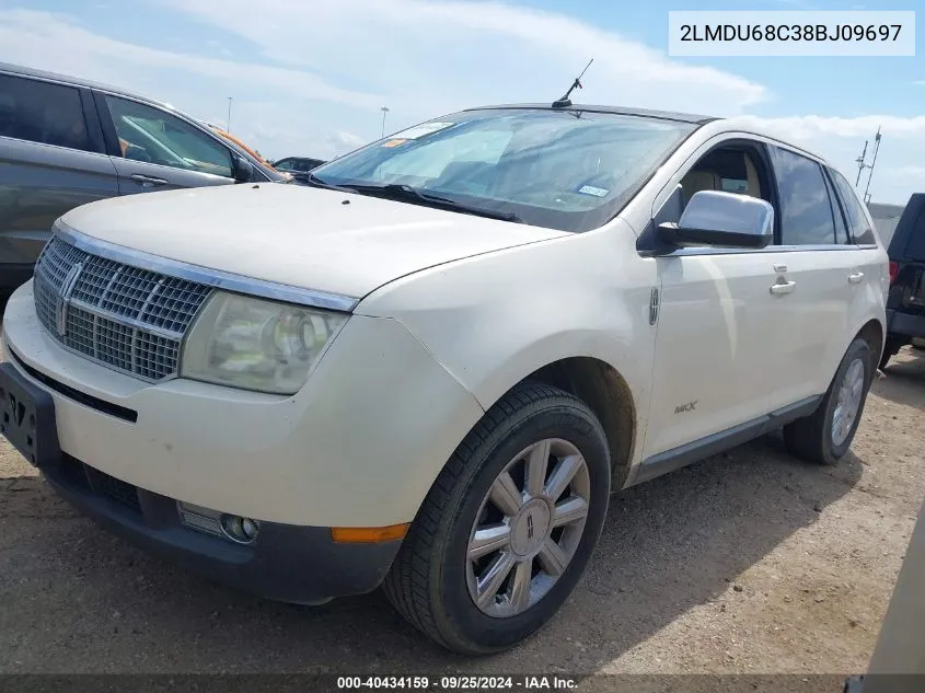 2LMDU68C38BJ09697 2008 Lincoln Mkx