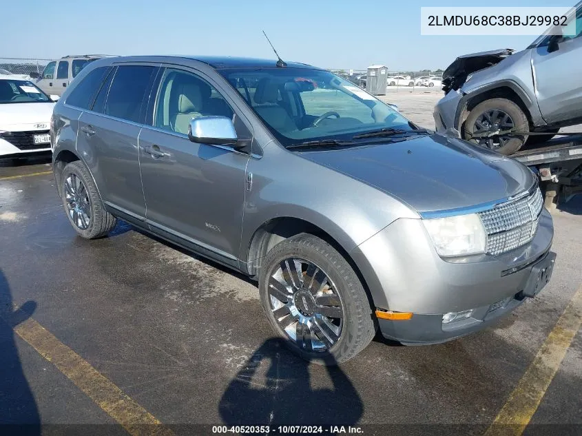 2LMDU68C38BJ29982 2008 Lincoln Mkx