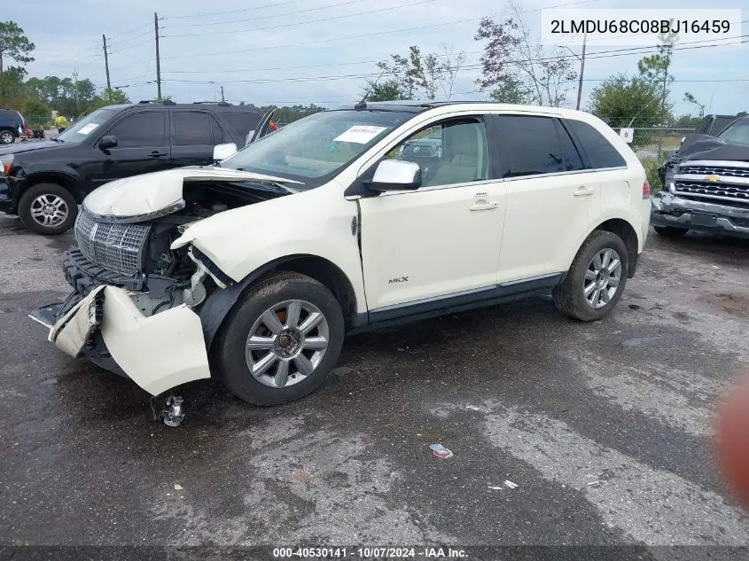 2008 Lincoln Mkx VIN: 2LMDU68C08BJ16459 Lot: 40530141