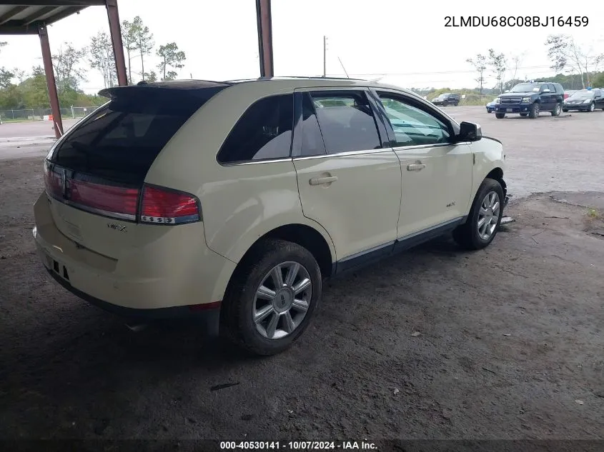 2008 Lincoln Mkx VIN: 2LMDU68C08BJ16459 Lot: 40530141