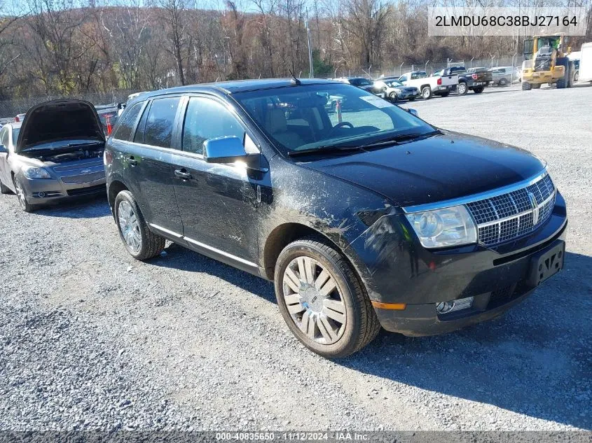 2008 Lincoln Mkx VIN: 2LMDU68C38BJ27164 Lot: 40835650