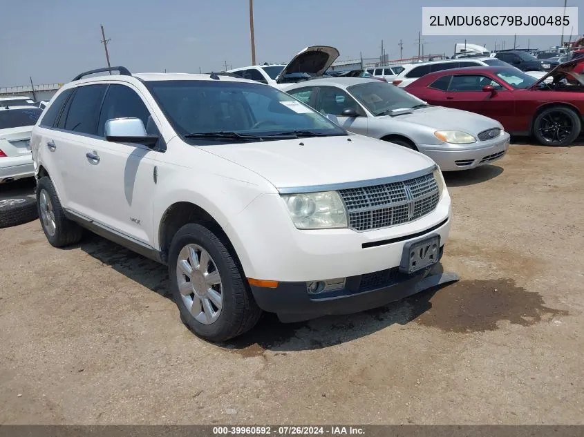 2009 Lincoln Mkx VIN: 2LMDU68C79BJ00485 Lot: 39960592