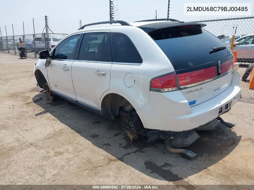 2LMDU68C79BJ00485 2009 Lincoln Mkx