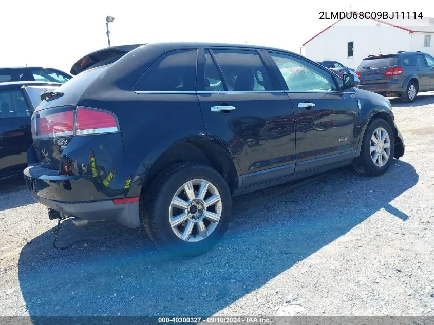 2LMDU68C09BJ11114 2009 Lincoln Mkx