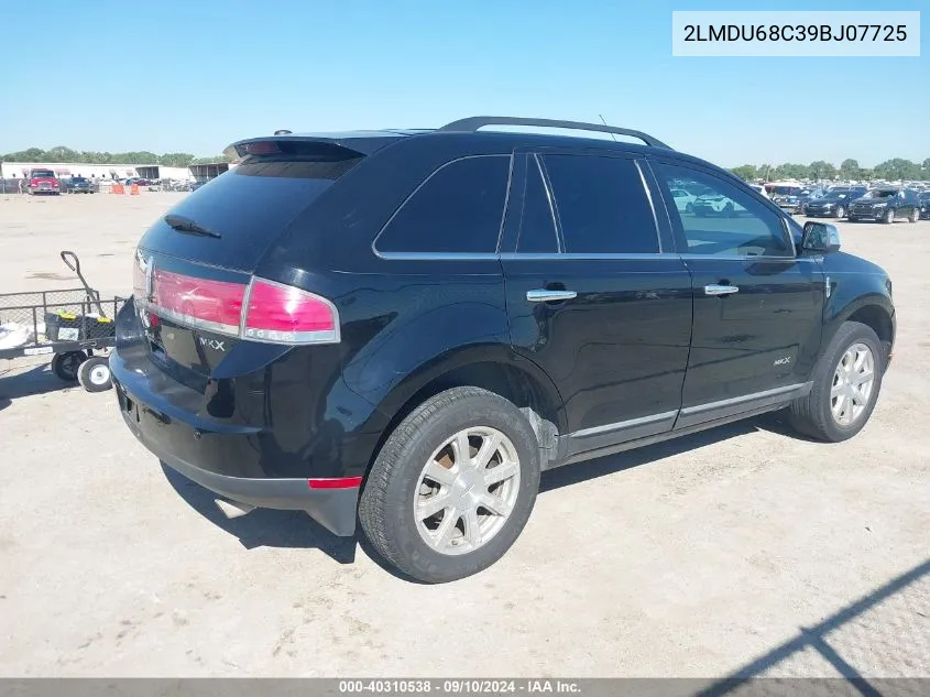 2LMDU68C39BJ07725 2009 Lincoln Mkx