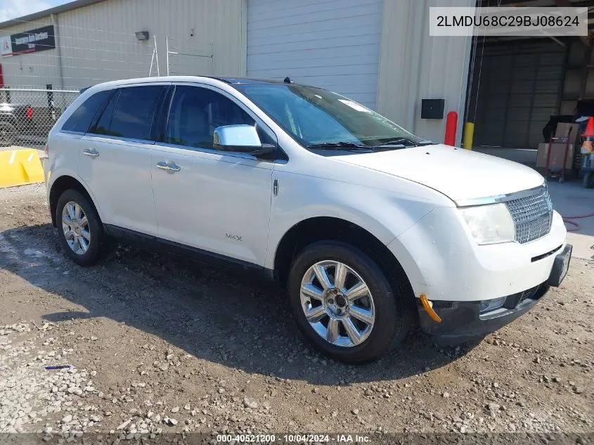 2009 Lincoln Mkx VIN: 2LMDU68C29BJ08624 Lot: 40521200