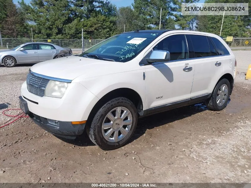 2009 Lincoln Mkx VIN: 2LMDU68C29BJ08624 Lot: 40521200