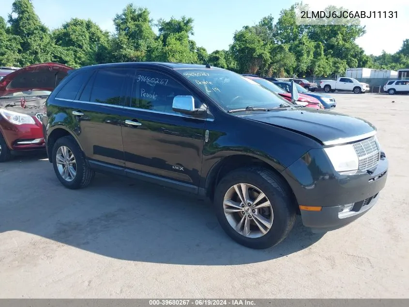 2LMDJ6JC6ABJ11131 2010 Lincoln Mkx