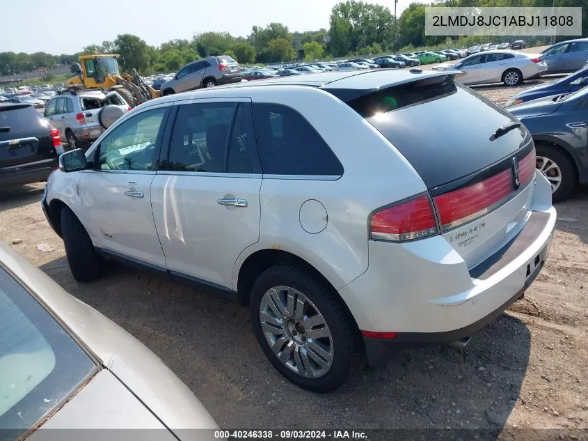 2LMDJ8JC1ABJ11808 2010 Lincoln Mkx