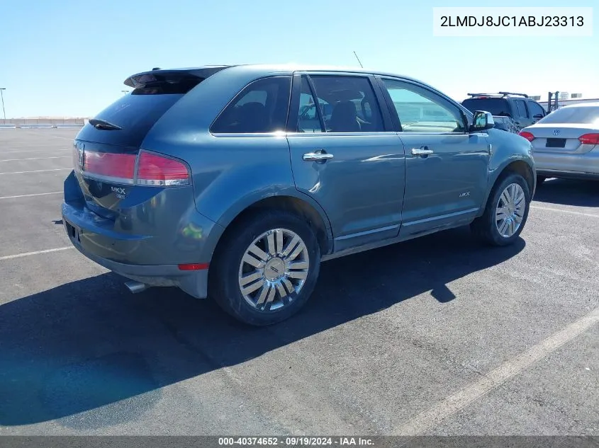 2010 Lincoln Mkx VIN: 2LMDJ8JC1ABJ23313 Lot: 40374652