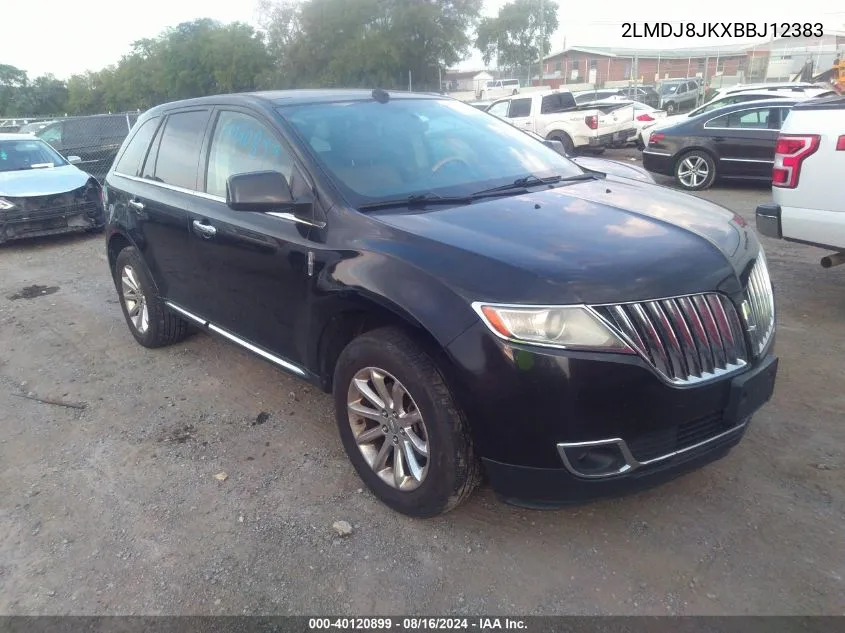 2LMDJ8JKXBBJ12383 2011 Lincoln Mkx