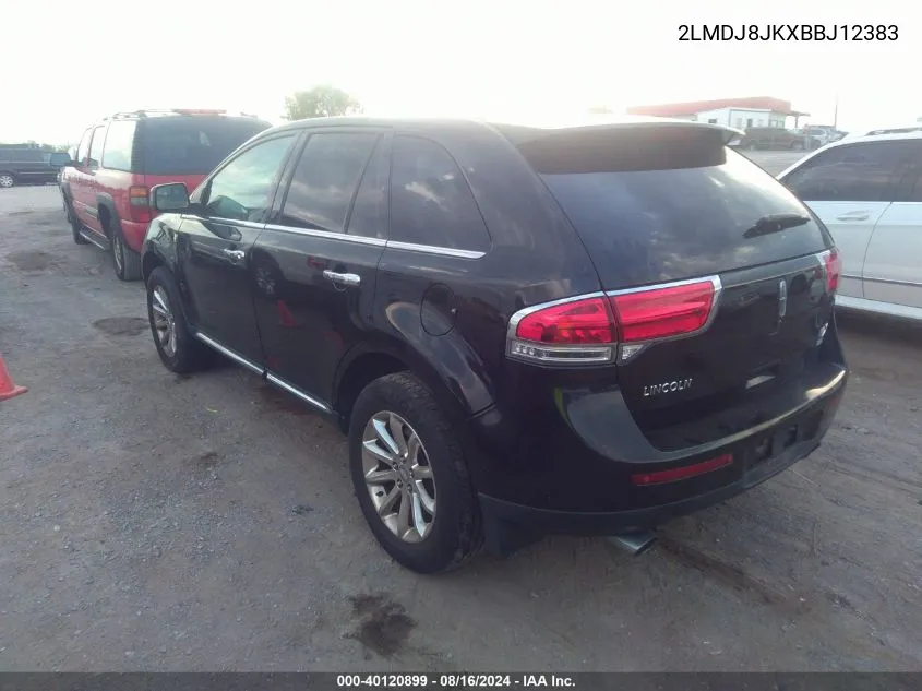 2LMDJ8JKXBBJ12383 2011 Lincoln Mkx