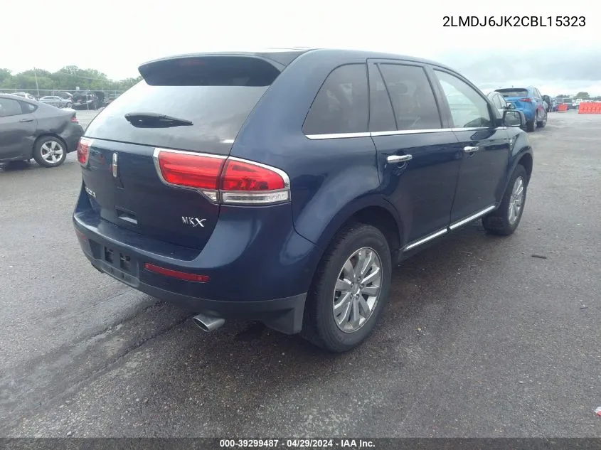 2LMDJ6JK2CBL15323 2012 Lincoln Mkx