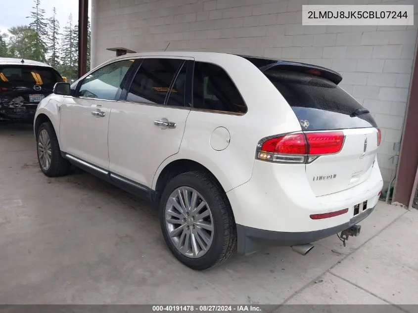 2LMDJ8JK5CBL07244 2012 Lincoln Mkx