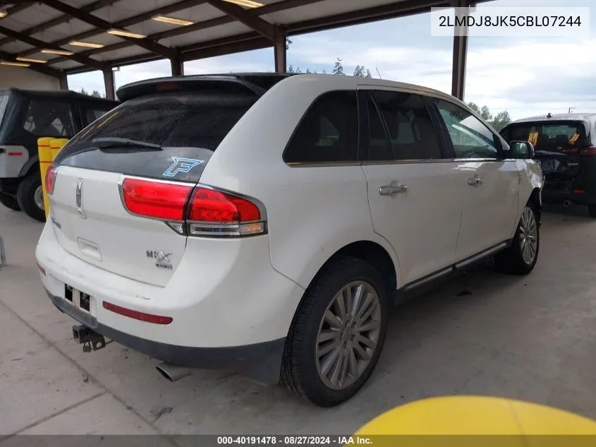 2LMDJ8JK5CBL07244 2012 Lincoln Mkx