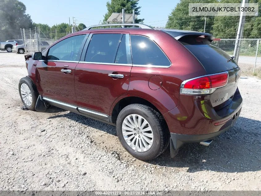 2012 Lincoln Mkx VIN: 2LMDJ6JK7CBL13082 Lot: 40211273