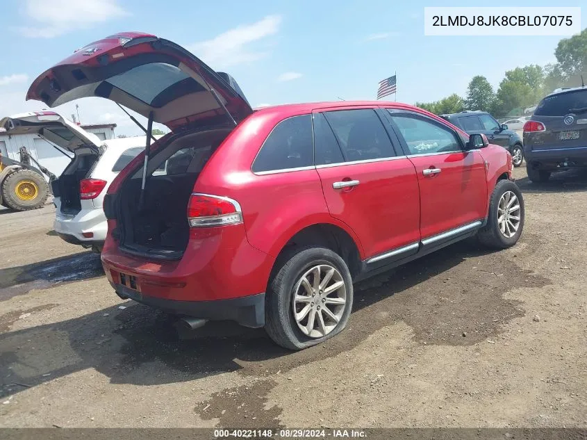 2LMDJ8JK8CBL07075 2012 Lincoln Mkx