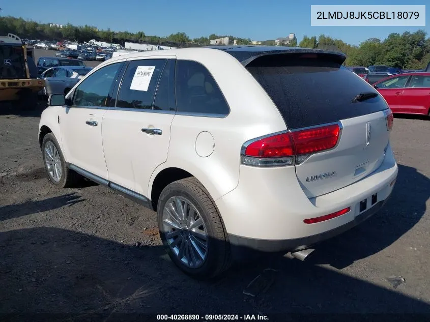 2LMDJ8JK5CBL18079 2012 Lincoln Mkx