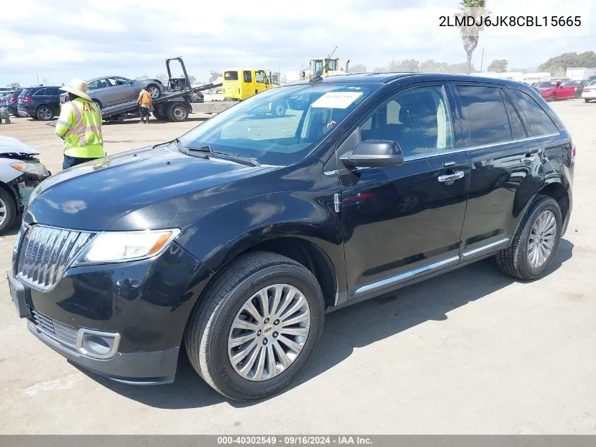 2LMDJ6JK8CBL15665 2012 Lincoln Mkx