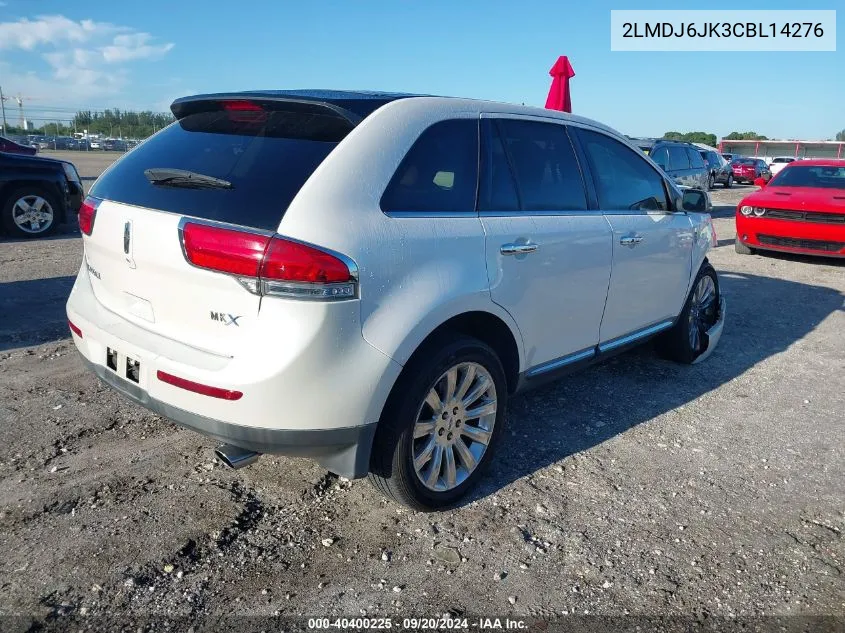 2LMDJ6JK3CBL14276 2012 Lincoln Mkx