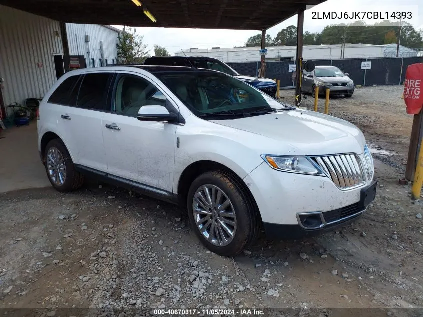 2LMDJ6JK7CBL14393 2012 Lincoln Mkx