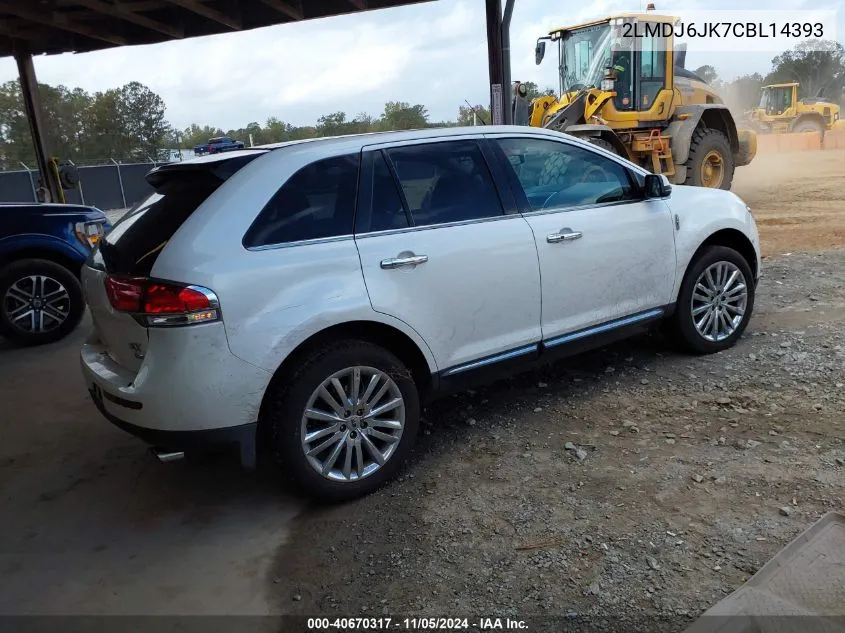 2LMDJ6JK7CBL14393 2012 Lincoln Mkx