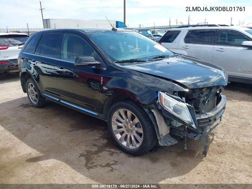 2013 Lincoln Mkx VIN: 2LMDJ6JK9DBL01761 Lot: 39719170