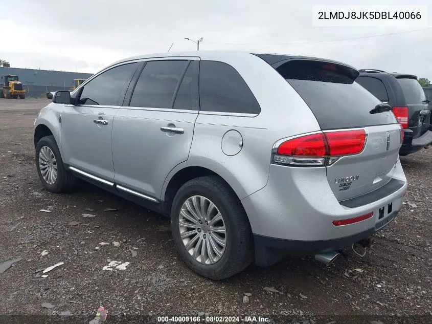 2LMDJ8JK5DBL40066 2013 Lincoln Mkx