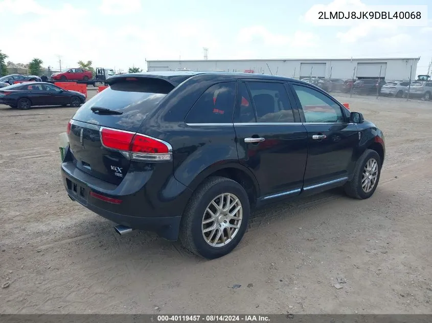 2LMDJ8JK9DBL40068 2013 Lincoln Mkx