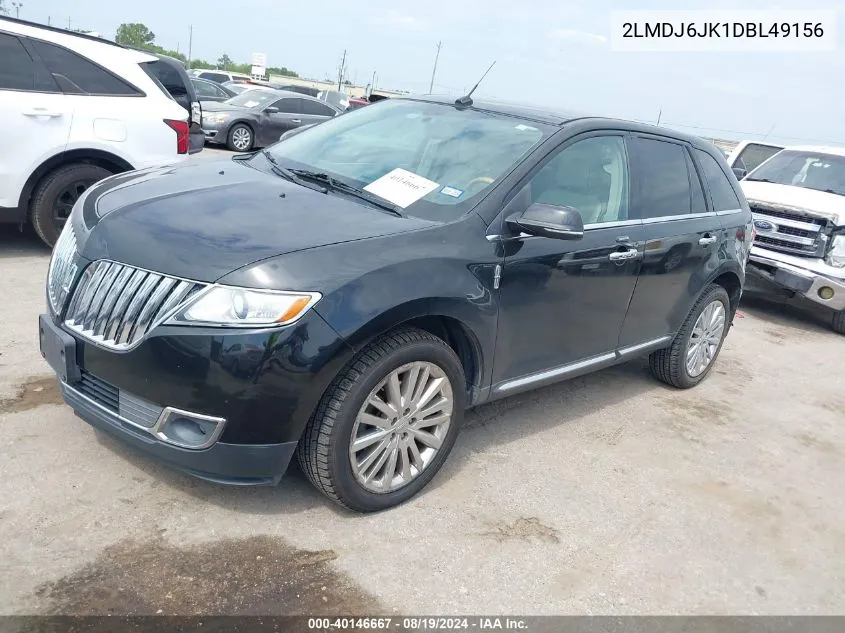 2LMDJ6JK1DBL49156 2013 Lincoln Mkx