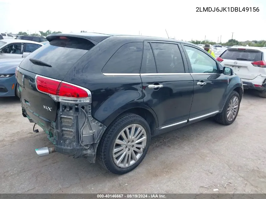 2LMDJ6JK1DBL49156 2013 Lincoln Mkx