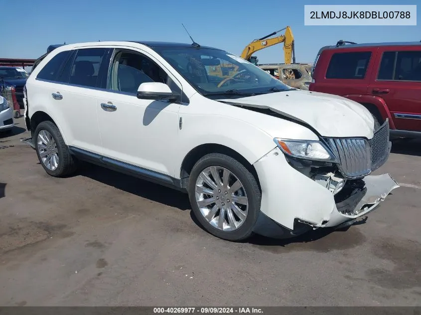 2LMDJ8JK8DBL00788 2013 Lincoln Mkx