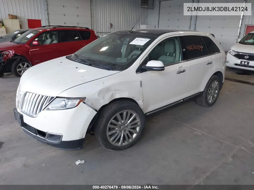 2LMDJ8JK3DBL42124 2013 Lincoln Mkx