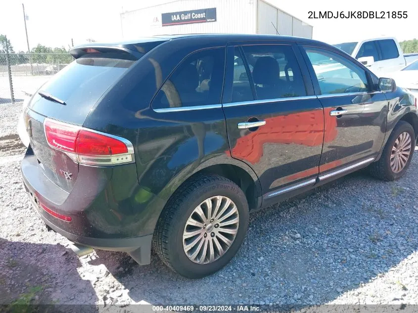 2LMDJ6JK8DBL21855 2013 Lincoln Mkx