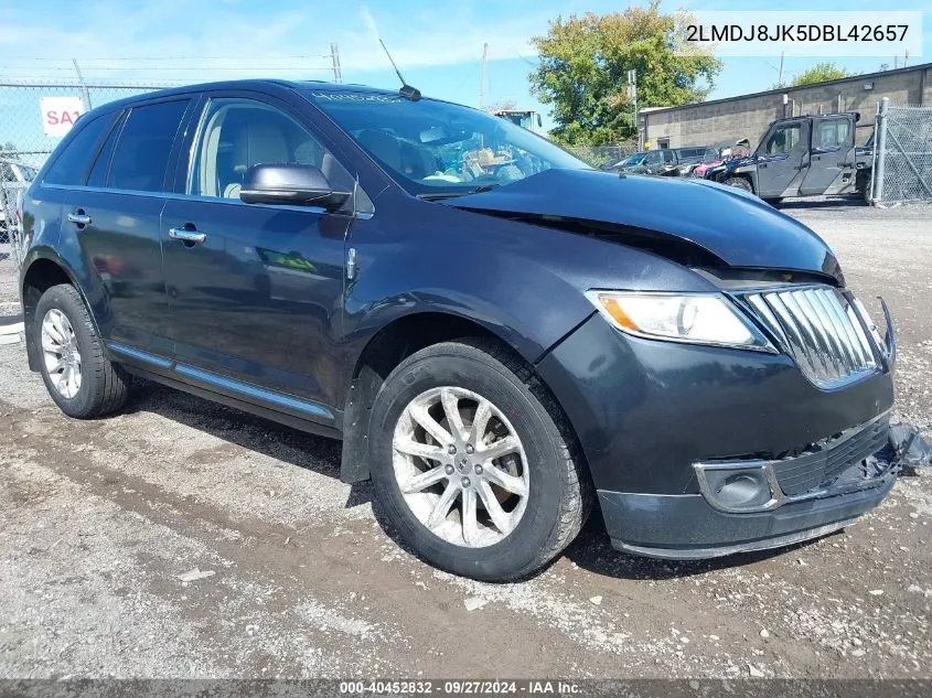 2013 Lincoln Mkx VIN: 2LMDJ8JK5DBL42657 Lot: 40452832