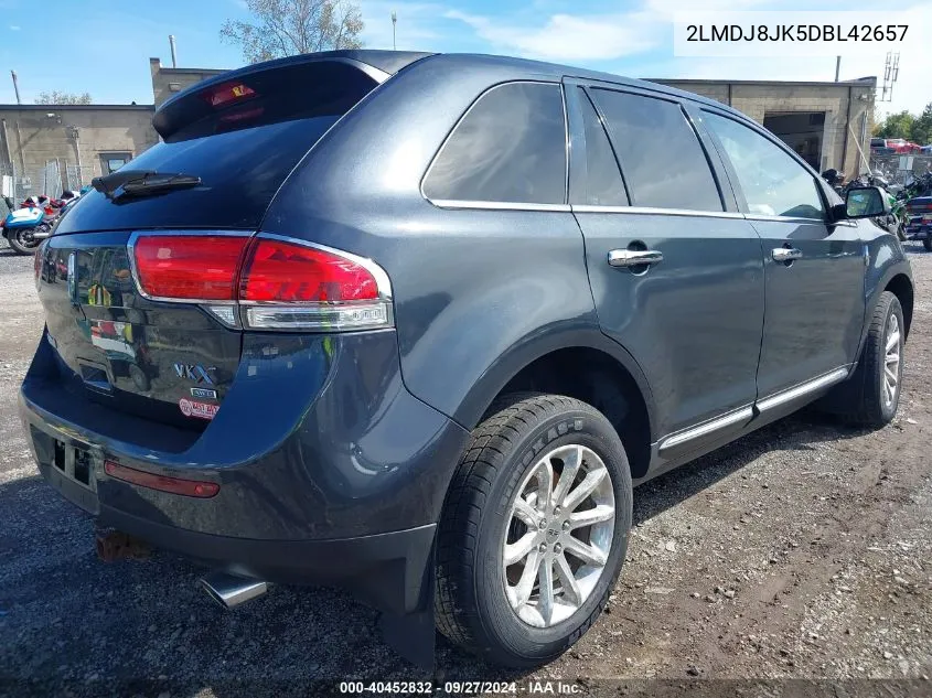 2LMDJ8JK5DBL42657 2013 Lincoln Mkx