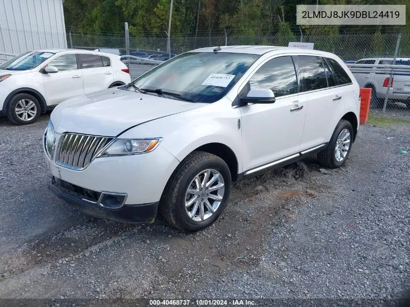 2LMDJ8JK9DBL24419 2013 Lincoln Mkx