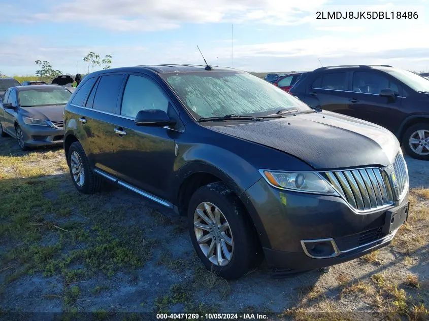 2013 Lincoln Mkx VIN: 2LMDJ8JK5DBL18486 Lot: 40471269