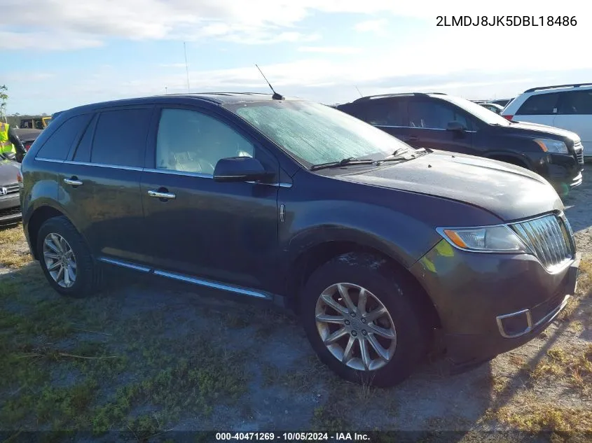 2013 Lincoln Mkx VIN: 2LMDJ8JK5DBL18486 Lot: 40471269