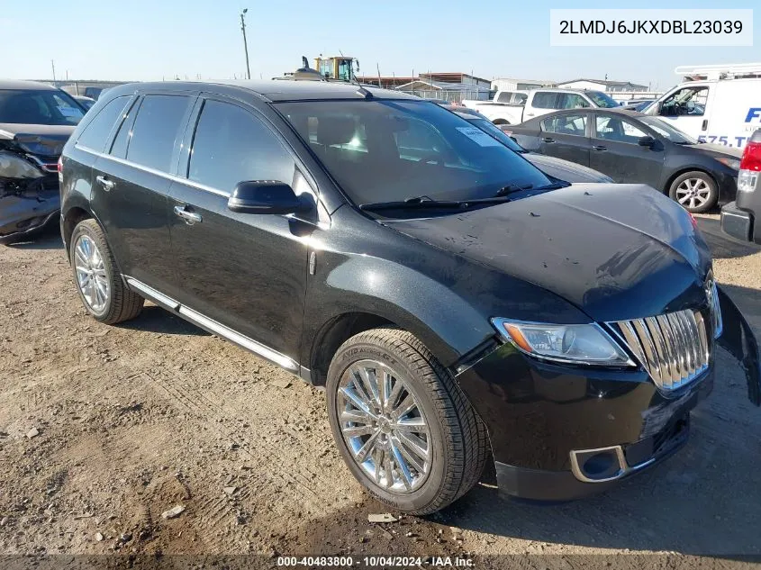 2013 Lincoln Mkx VIN: 2LMDJ6JKXDBL23039 Lot: 40483800