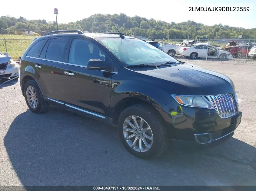 2LMDJ6JK9DBL22559 2013 Lincoln Mkx