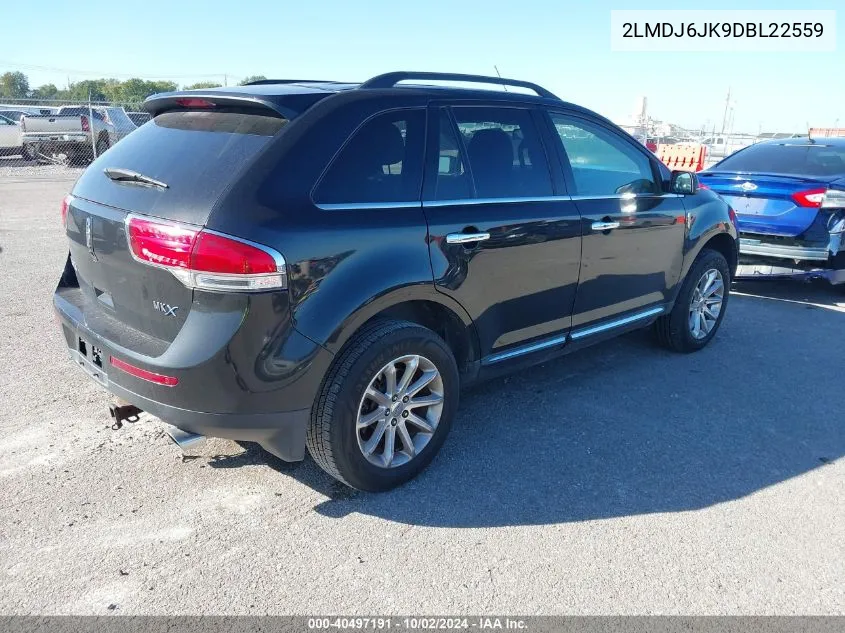 2LMDJ6JK9DBL22559 2013 Lincoln Mkx