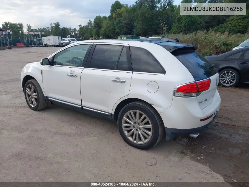 2013 Lincoln Mkx VIN: 2LMDJ8JK0DBL16256 Lot: 40524385