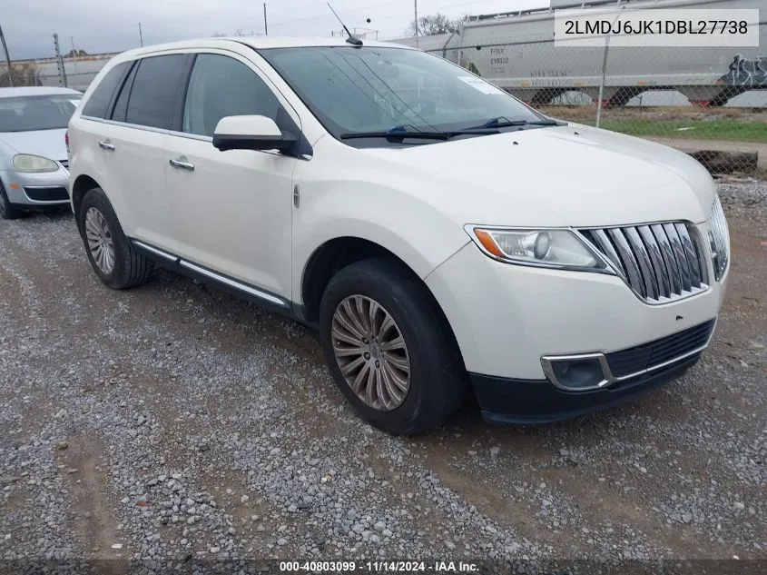 2LMDJ6JK1DBL27738 2013 Lincoln Mkx