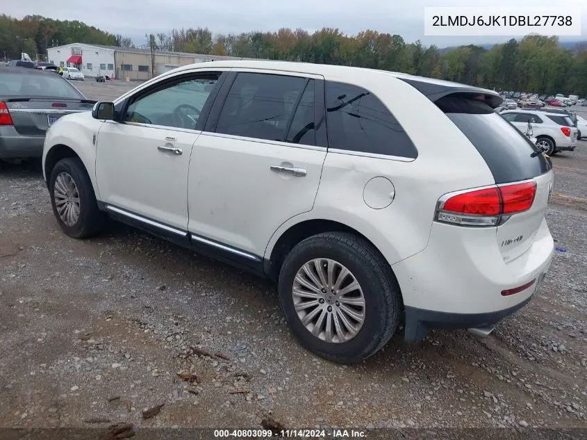 2LMDJ6JK1DBL27738 2013 Lincoln Mkx