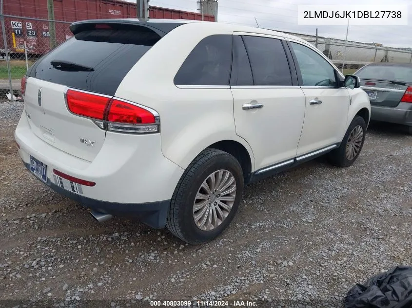 2LMDJ6JK1DBL27738 2013 Lincoln Mkx